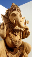 Exklusiv Handgefertigte Ganesha Figur aus Eichenholz ca....