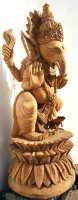 Exklusiv Handgefertigte Ganesha Figur aus Eichenholz ca. 1.5m
