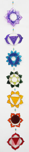 Fenster oder Wandschmuck - Chakra String, Fiberglas, ca. 70cm