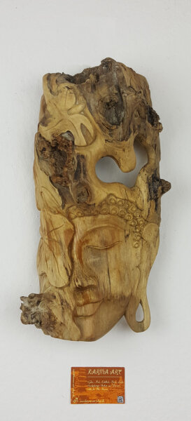 Hibiskusholz- Maske ca.45cm