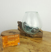 Wurzel mit Glas, ca. 15cm