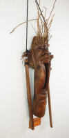 Bambus Maske-Windspiel ca.40cm