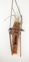Bambus Maske-Windspiel ca.40cm