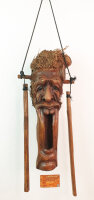 Bambus Maske-Windspiel ca.40cm