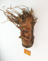 Bambus Maske ca.35cm