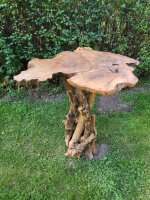 Handgefertigter Designer-Stehtisch aus Massivholz – jedes Stück ein Unikat ca.110cm