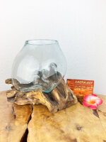 Wurzel mit Glas, ca. 15cm