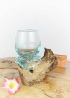 Teakwurzel mit Whiskybecher ca. 20cm