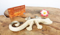 Hibiskusholz Gecko, ca. 15cm