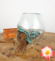 Wurzel mit Glas, ca. 12cm