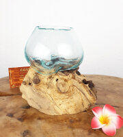 Wurzel mit Glas, ca. 12cm