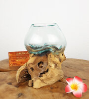 Wurzel mit Glas, ca. 12cm