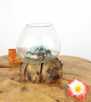 Wurzel mit Glas, ca. 12cm