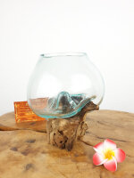 Wurzel mit Glas, ca. 12cm