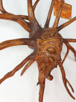Baumwurzel mit Ganeshakopf, 40cm