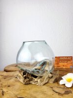 Glas auf Wurzel 12cm