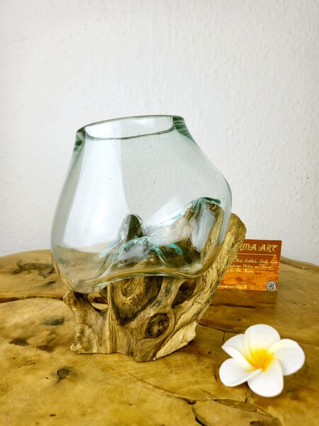 Glas auf Wurzel 12cm