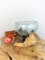 Glasschale auf Wurzel 14cm