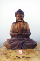 Buddha Deko aus Holz – Meditation & Ruhe, ca. 40cm