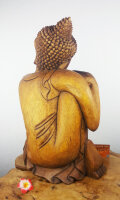 Buddha Deko aus Holz – Meditation & Ruhe, ca. 50cm