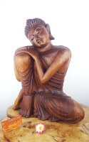 Buddha Deko aus Holz – Meditation & Ruhe, ca. 50cm