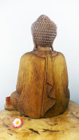 Buddha Deko aus Holz – Meditation & Ruhe, ca. 50cm