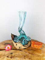 Glasvase abstract 28cm