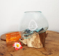 Wurzel mit Glas, ca. 15cm