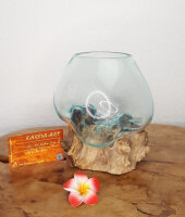 Wurzel mit Glas, ca. 15cm