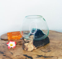 Wurzel mit Glas, ca. 15cm