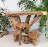 Siedeboard Massivholz mit Regal