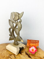 Handgefertigte Blume aus hochwertigem Hibiskusholz, ca....