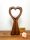 Herz Holzstatue