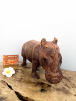 Handgefertigtes Holz-Nashorn – Unikat, robust und...