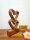 Herz Holzstatue
