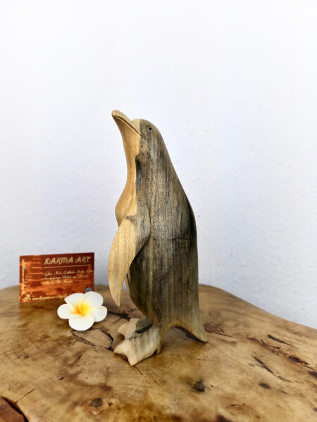 Holz-Pinguin