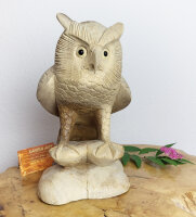 Waldohreule Holzfigur – handgemacht