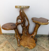 Wurzelregal veredelt aus Massivholz