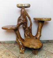 Wurzelregal veredelt aus Massivholz