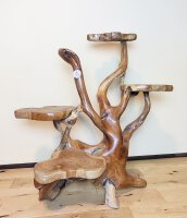 Wurzelregal veredelt aus Massivholz