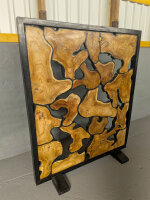 Raumtrenner Wurzelplatten natur/schwarz