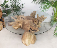 Esstisch aus Massivholz rund