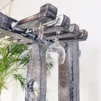 Barset schwarz Massivholz