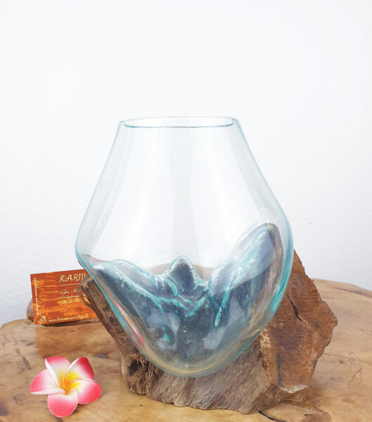 Wurzel mit Glas, ca. 15cm