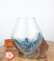 Wurzel mit Glas, ca. 15cm