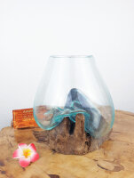 Wurzel mit Glas, ca. 15cm