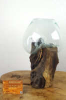 Wurzel mit Glas, ca. 20cm