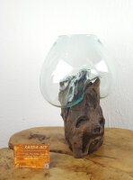 Wurzel mit Glas, ca. 20cm