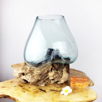 Wurzel mit Glas, ca. 25cm