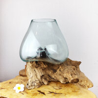 Wurzel mit Glas, ca. 25cm